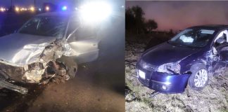 Choque en Ruta Provincial 20: Dos vehículos involucrados los conductores fueron hospitalizados