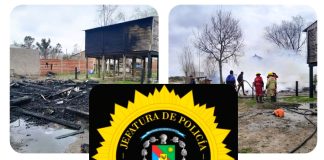 Incendio en una vivienda: Una Familia evacuada con daños considerables