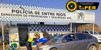 Detienen Vehículo en Brazo Largo por Documentación Falsa y Arma No Registrada
