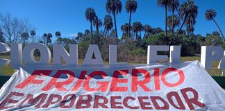 El Gobernador Frigerio fue recibido por AGMER en su visita al Palmar