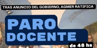 Agmer ratifica las medidas de fuerza por 48hs y las demandas del último Congreso