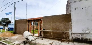 Se reiniciaron las obras en el Centro Comunitario Nº 9 de Villa Mantero