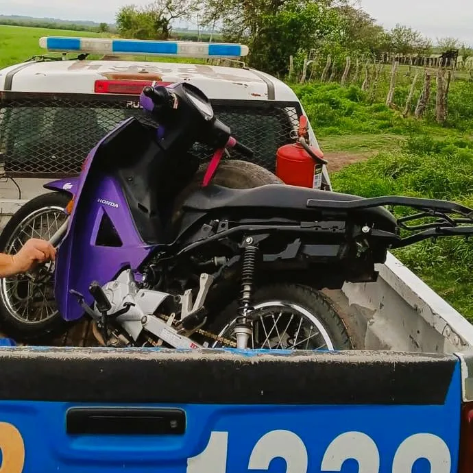Importante operativo policial en Herrera: Secuestran cinco motocicletas con pedido de secuestro