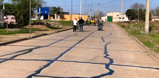 Con instalación de desagües, bacheo y más, avanza el Plan de Obras