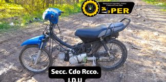Recuperan motocicleta robada en un Operativo