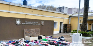 Descubren cargamento millonario de ropa en un allanamiento, elementos que habían sido secuestrado previamente