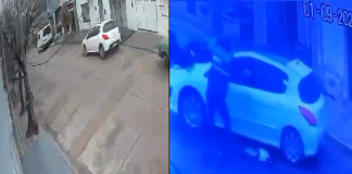 (Video) Conductor uruguayo alcoholizado atropelló a un inspector de tránsito y lo llevó casi un km en el capot