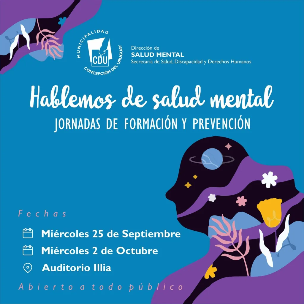 Realizarán jornadas abiertas sobre Salud Mental