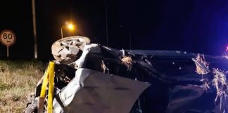 Despiste en la Autovía 14 deja tres heridos