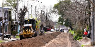 Comenzaron los trabajos para repavimentar Lacava y Allais