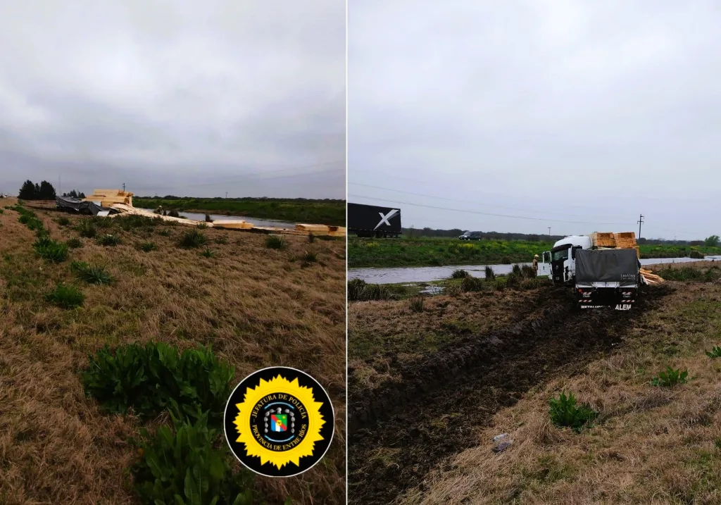 Despiste de Camión en Ruta Nacional N° 14