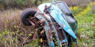 Video: Ruta 39: Utilitario despistó y cae por un barranco