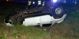 Ruta 14: conductor sufrió lesiones leves en impresiónate vuelco en cercanías al Arroyo la China