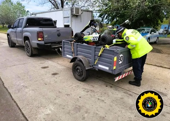Concepción del Uruguay: Secuestraron un karting en el Puesto Bella Vista esta mañana