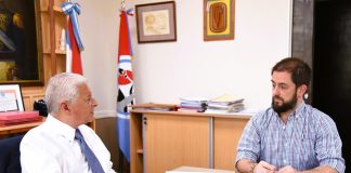 Puerto: Lauritto se reunió con Marcos Di Giuseppe