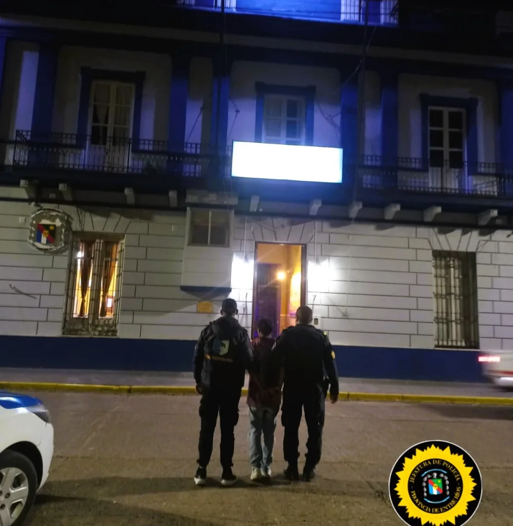 Operativo antidrogas en Rosario del Tala: joven aprehendido con cocaína