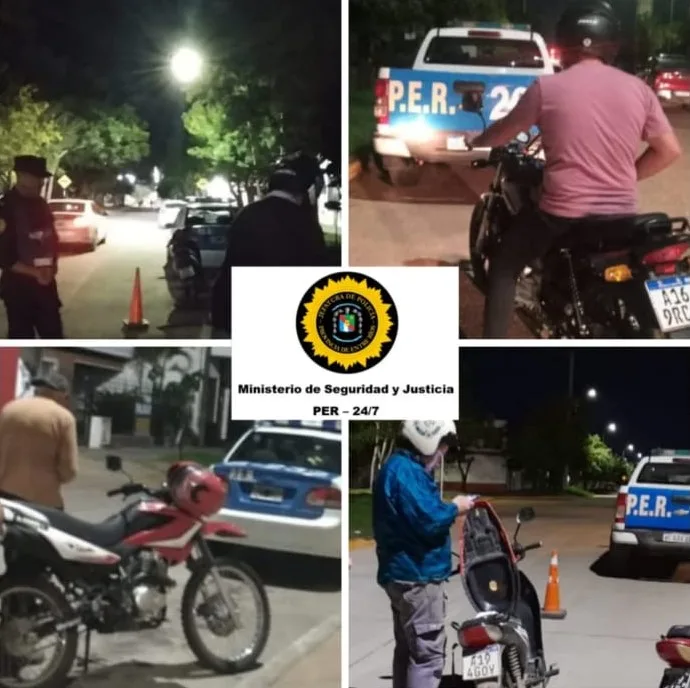 Personal policial lesionado por un vehículo durante operativo de control en Chajarí