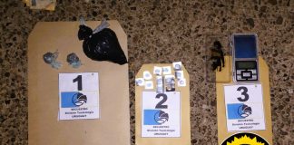 Operativo policial en la vía pública: secuestran drogas y balanza de precisión