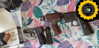 Secuestran gran cantidad de armas y municiones en allanamiento por amenazas