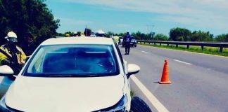 Despiste de vehículo en Ruta Nacional N° 12