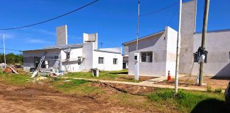 Se reactivó la construcción de 50 viviendas en Pueblo Liebig