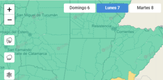 Entre Ríos: Alerta amarilla para este lunes