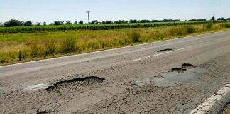 Vialidad Nacional multa a la concesionaria Caminos del Río Uruguay por 84 baches sin reparar en la Ruta 14