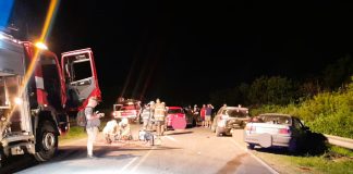 Accidente de Tránsito en Ruta 135: Colisión Múltiple Deja un conductor con Lesiones Graves