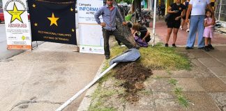 Un Comerciante Denunció la Colocación del Cartel en Memoria de un Joven Fallecido en un Siniestro Vial