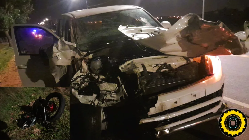 Concordia: Una motociclista murió al chocar de frente con una camioneta en la Av. Frondizi