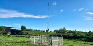 Se instaló una nueva estación meteorológica para el monitoreo del clima de la provincia en Concepción del Uruguay