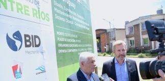 Lauritto y Frigerio anunciaron el inicio de obras de la Planta de Tratamiento de Líquidos Cloacales