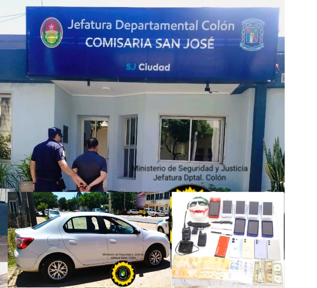 Detienen a hombre de nacionalidad chilena en San José con 200 mil pesos y elementos robados