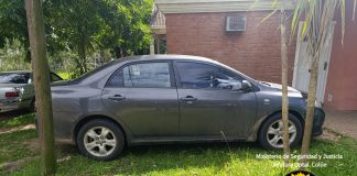Villa Elisa: Personal Policial Secuestró un automóvil sustraído en San José