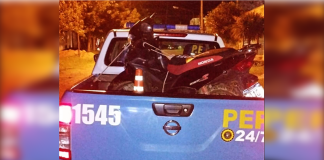Recuperan motocicleta robada tras investigaciones del Comando Radioeléctrico