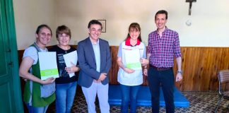 Oliva visitó Caseros y mantuvo distintas reuniones con organizaciones sociales