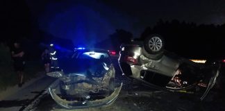 Ruta 14: Se cruzó de carril y chocó de frente con otro vehículo