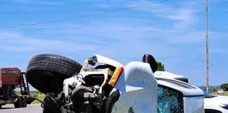 Accidente Múltiple en el Cruce de Rutas 127 y 32: tres heridos, una mujer sufrió fracturas