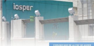 AGMER repudia el cobro de aranceles a afiliados/as de IOSPER, por fuera de los acuerdos firmados