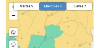 Rige una alerta amarilla para este miércoles en algunos departamentos