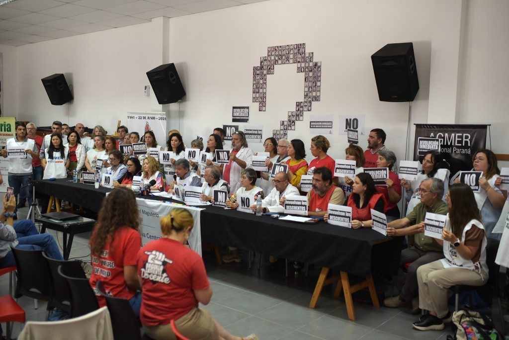 AGMER: en estado de alerta y movilización