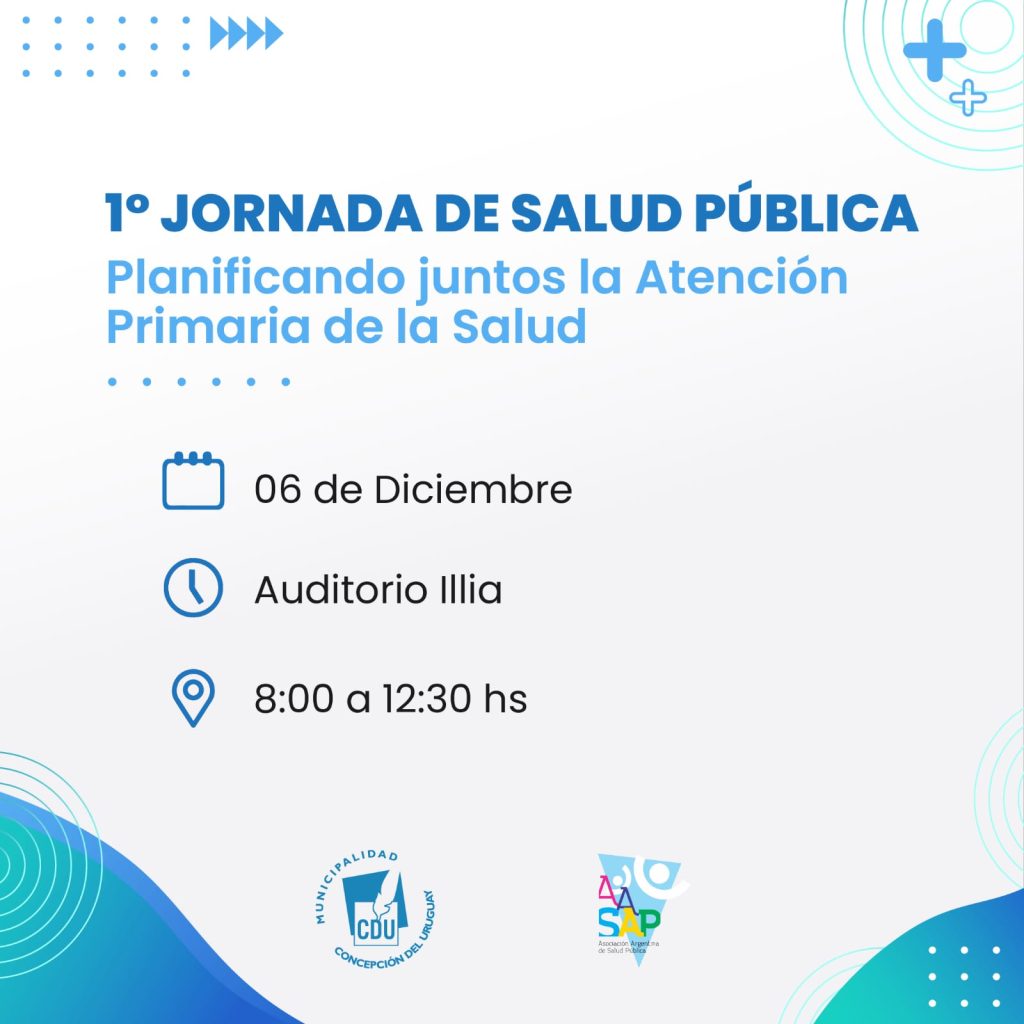 Se realizará la I Jornada de Salud Pública