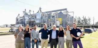 Lauritto visitó la planta local de Molinos Río de La Plata