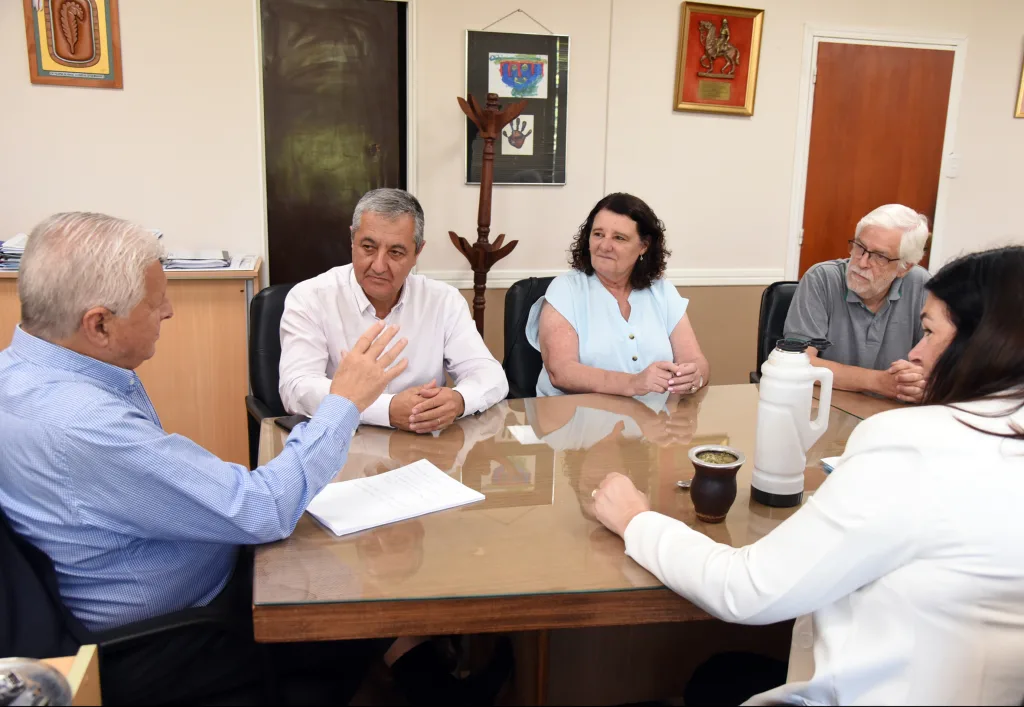 Lauritto se reunió con autoridades de Urdinarrain