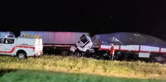 Feroz tormenta y choque múltiple en la autopista Rosario-Córdoba: un muerto y cuatro heridos graves