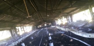 Se Incendió un Galpón Avícola en Pronunciamiento: Las Pérdidas Fueron Totales