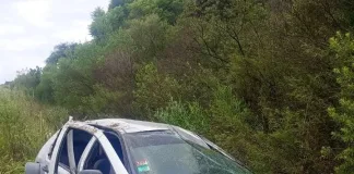 Accidente en Ruta 14: Volcó vehículo y varias personas resultaron heridas
