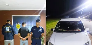Detenido con Cocaína en un Control Vehicular en la Ruta 44