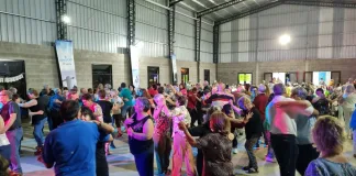 Los adultos mayores tuvieron su cena de fin de año