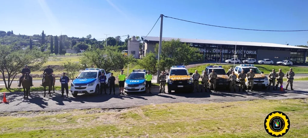 Operativo Campo Seguro en Victoria: más de 100 vehículos identificados y controlados